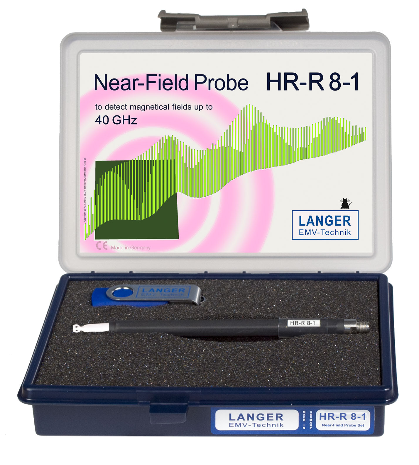 HR-R 8-1 set, Near-Field Probe Set up to 40 GHz B-field